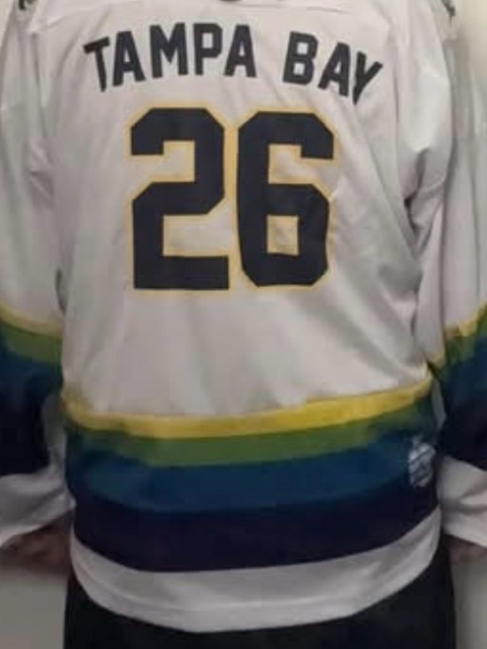 Tampa Bay Rays Hockey-Style Jersey – Size Medium – NEW - Picture 2 of 2